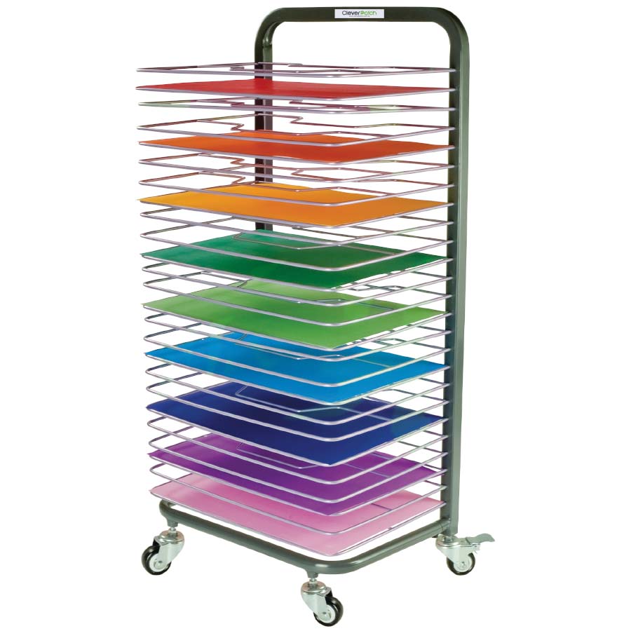 Drying Rack - Mobile A3 Paper (25 Shelf) – Morleys (Bicester) Ltd