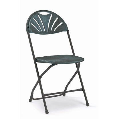 2000 Classic Poly Folding Chair Package (40x Chairs - 2x Straps - 1x Trolley)