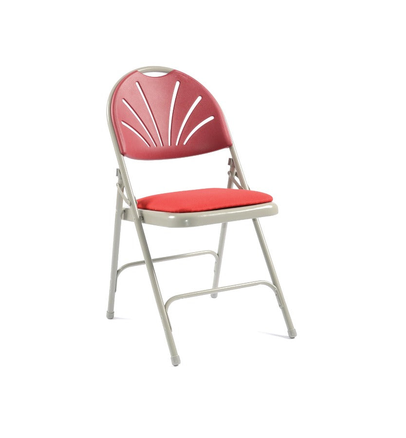 2600 Comfort Back Steel Upholstered Seat Folding Chair