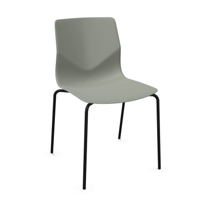 FourSure® 44 polypropylene 4 leg stacking chair