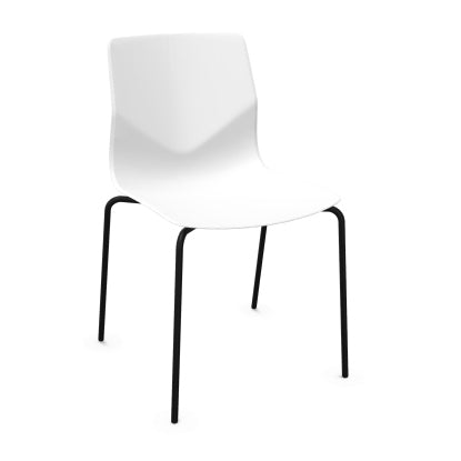 FourSure® 44 polypropylene 4 leg stacking chair