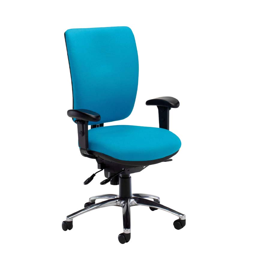 Ergonomic 24 Hour Task Chair Fixed Arms
