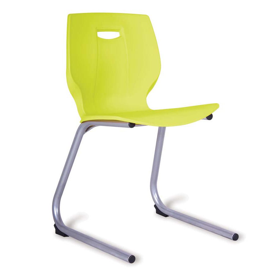 Geo Reverse Cantilever Poly Chair