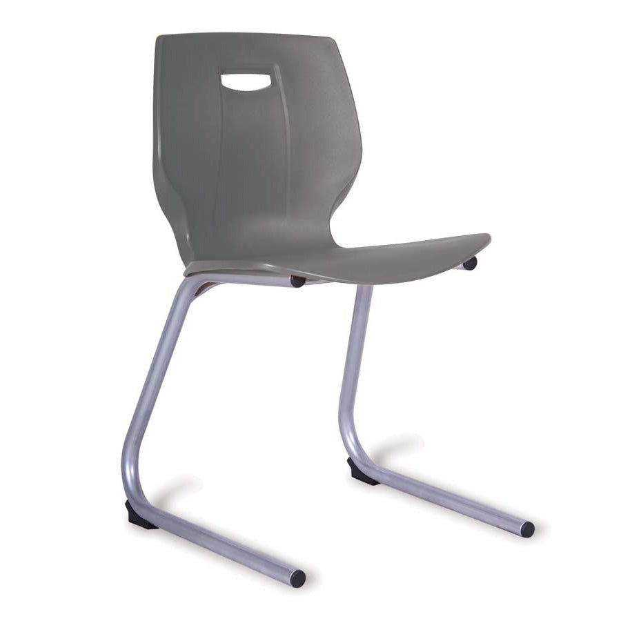 Geo Reverse Cantilever Poly Chair