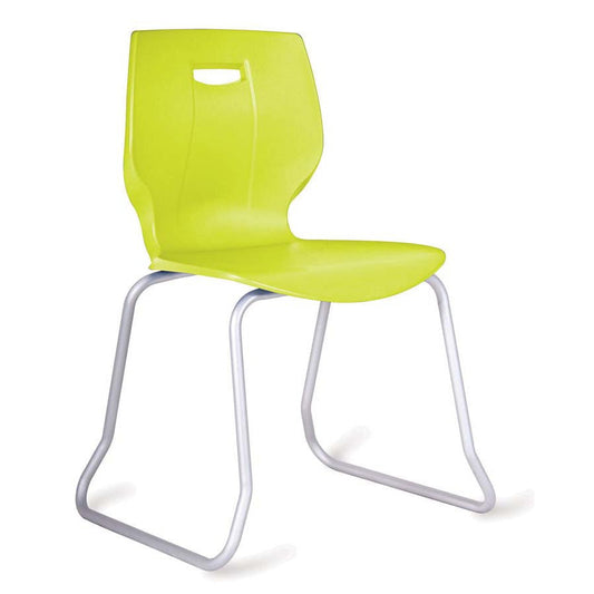 Geo Skid Base Poly Stacking Chair Seat Height 380