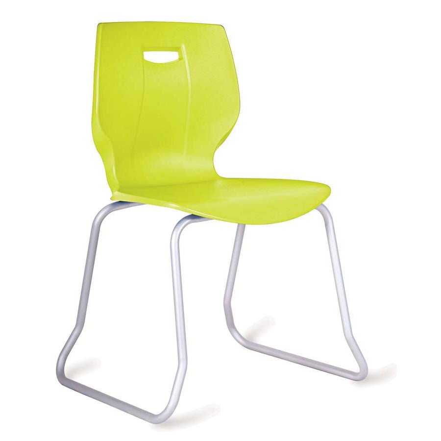 Geo Skid Base Stacking Poly Chair