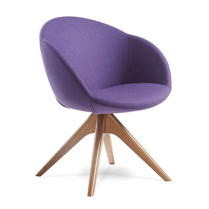 Joss Armchair With Pyramid Oak Legs In Group 2 Fabric