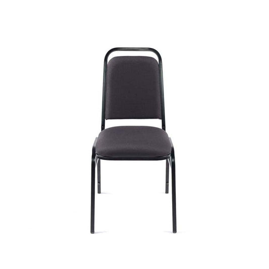 Mayfair Banquet Chair Black Frame/Charcoal Fabric