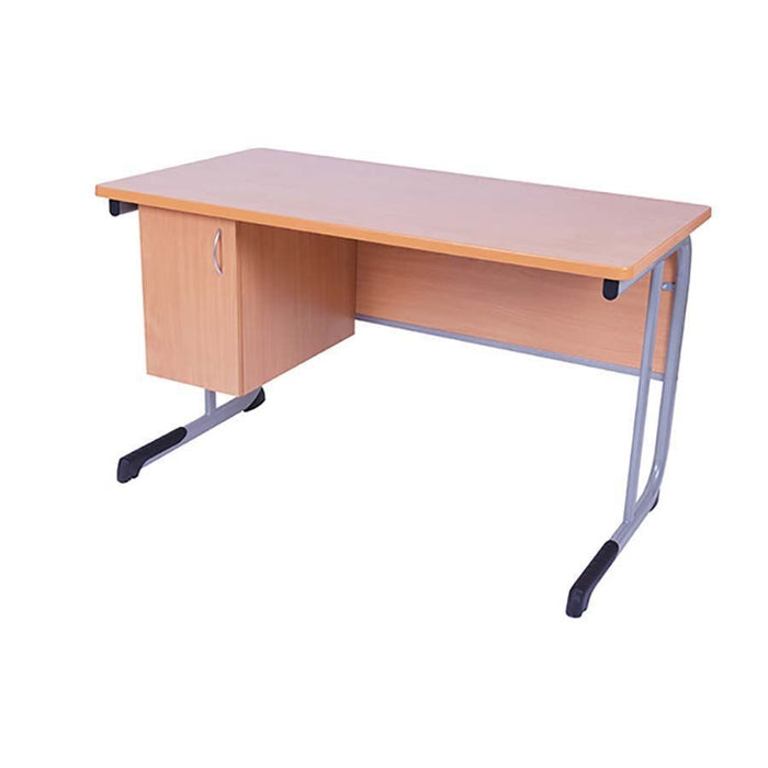 Alpha® Teachers Desk With Cabinet