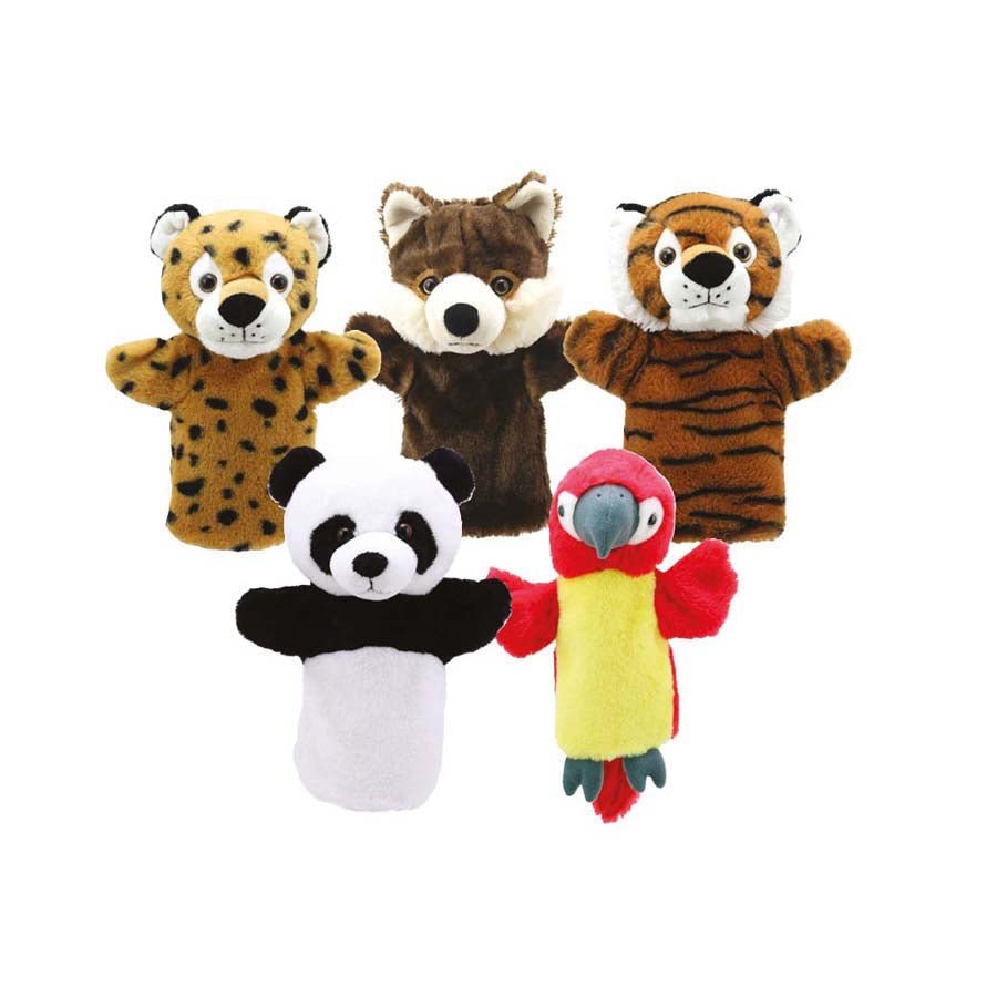 Zoo Animals Puppet Set Of 5