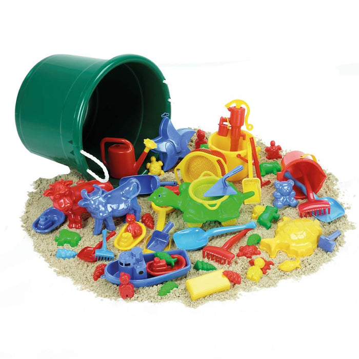 Sand & Water Playset In Giant Tub