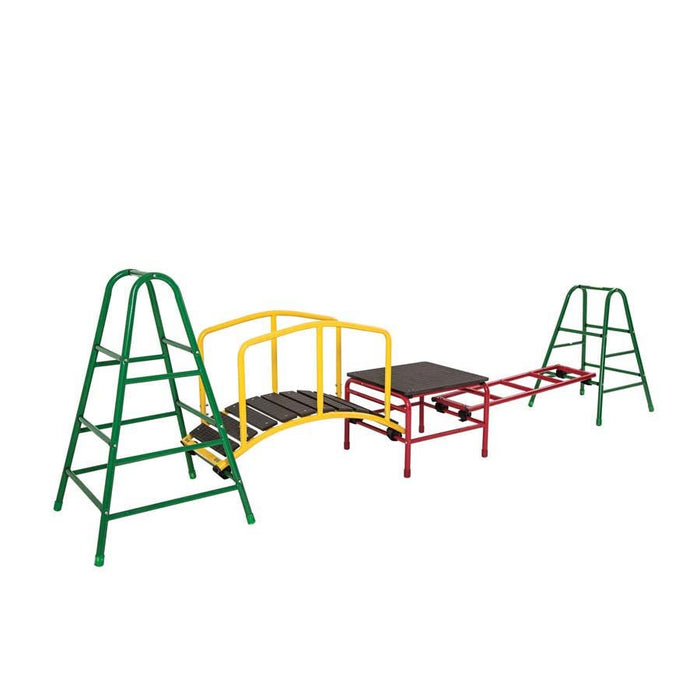 Play Gym Set 4 Includes Trestle 600 Long Ladder Square Platform Bridge And Trestle 1200