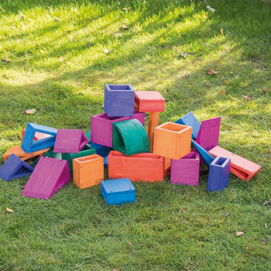 Coloured Hollow Blocks