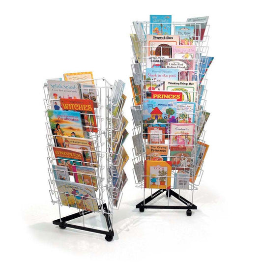 Small 3 Shelf Mobile Book Stand