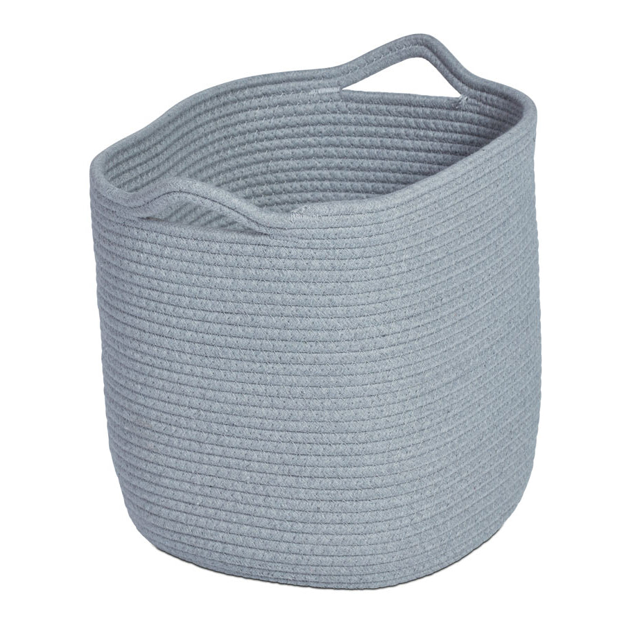 Rope Storage Baskets - Light Grey Set of 10