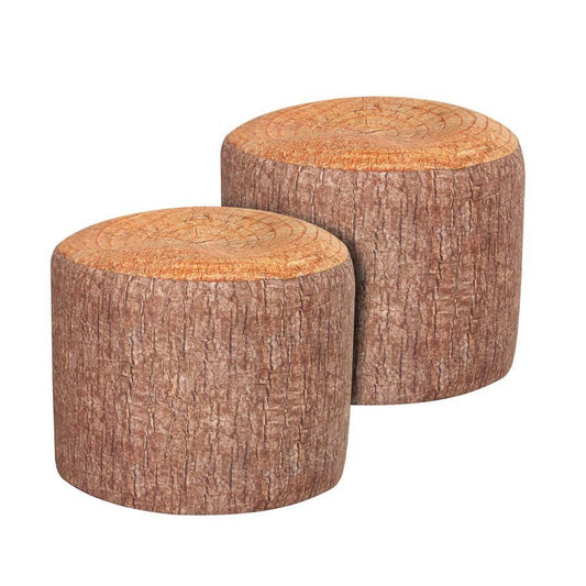 Learn About Nature Large Woodland Tree Stump Stool Pack Of 2