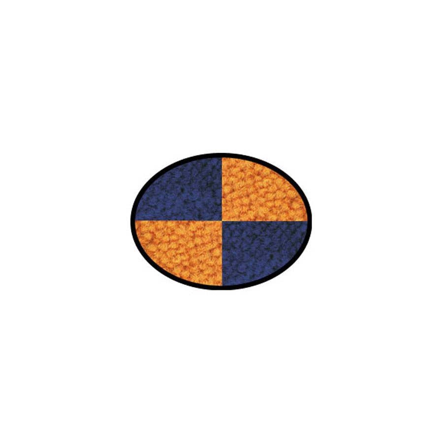 Oval 50/50 Colour Soft Mat 2M X 1.5M