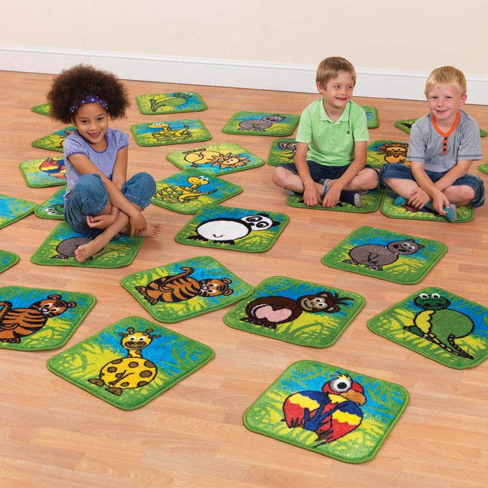Zoo Animals Mini Carpets
