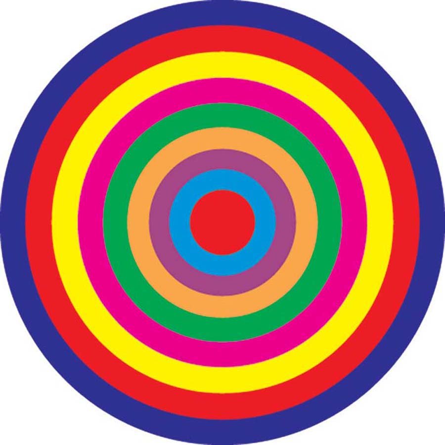 Rainbow Circular Mat