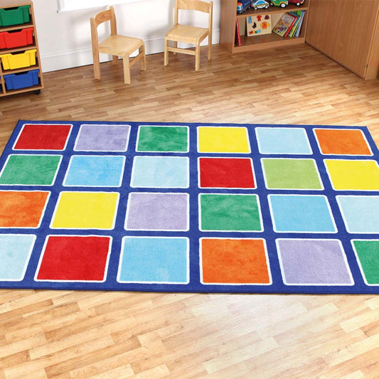 Rainbow Rectangular Carpet