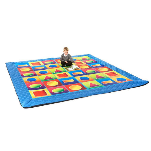 Quilted Geometric Mat Large