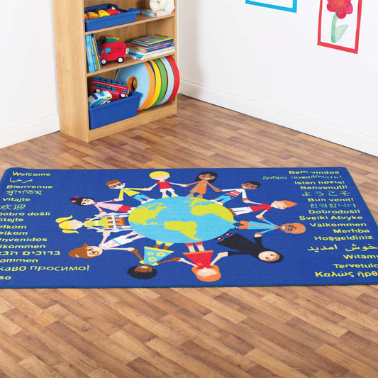 Children Of The World Welcome Carpet