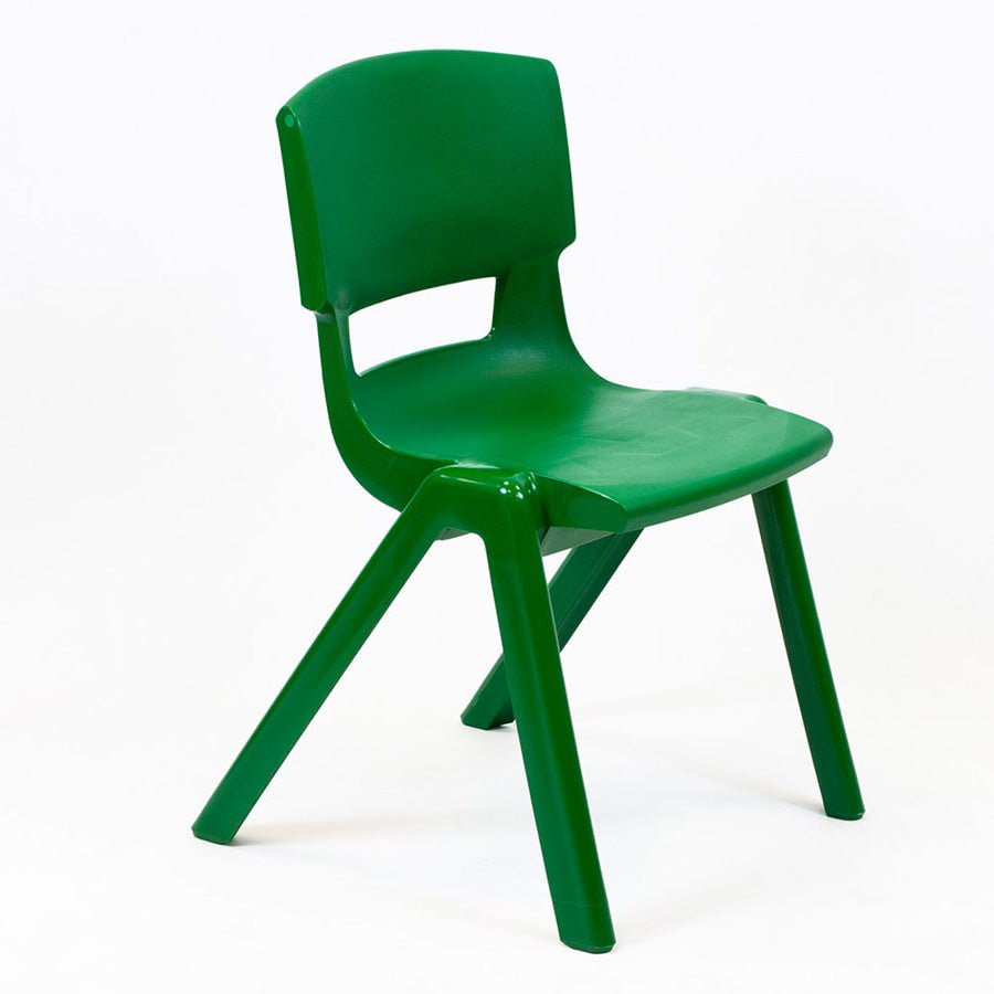 Postura+ One Piece Poly Chair Forest Green