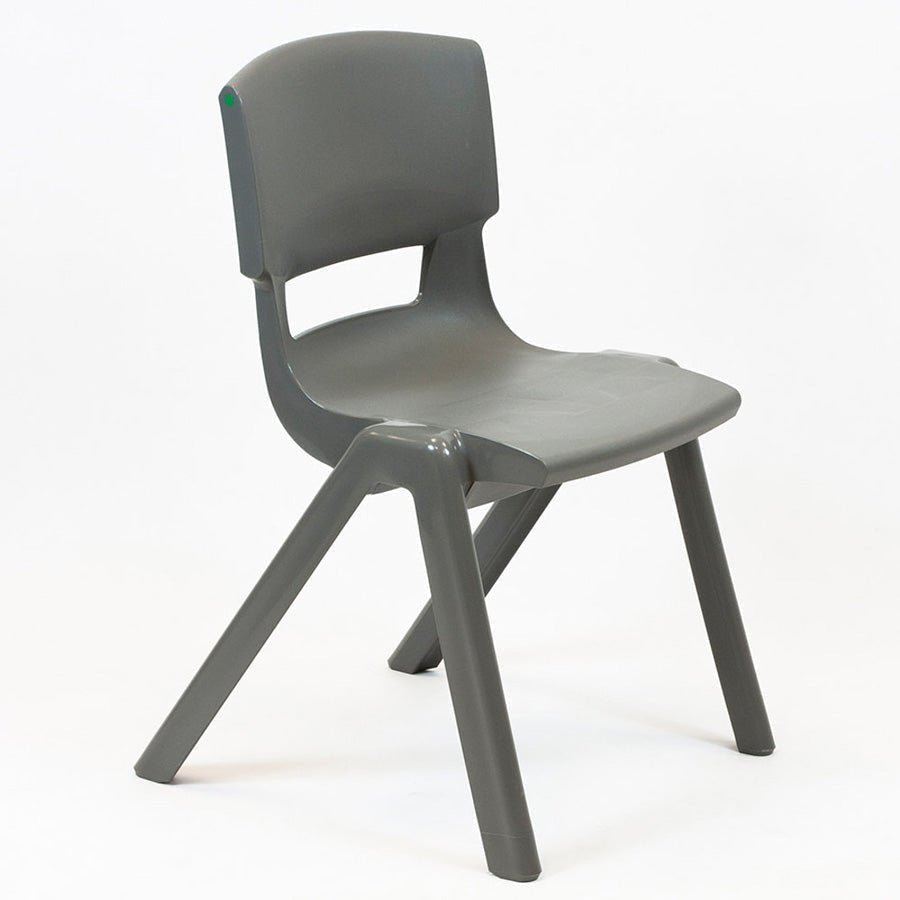 Postura+ One Piece Poly Chair Iron Grey