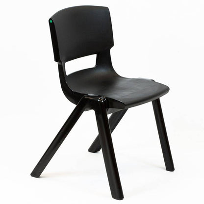 Postura+ One Piece Poly Chair Jet Black
