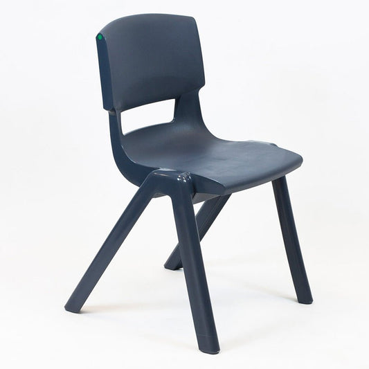 Postura+ One Piece Poly Chair Slate Grey