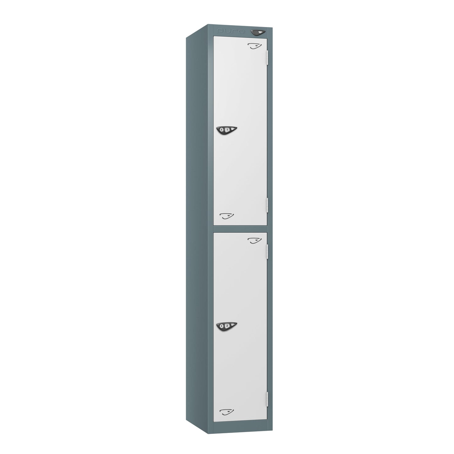 Pure Prime 2 Door Sloping Top Locker H1950/1800xW380xD450mm