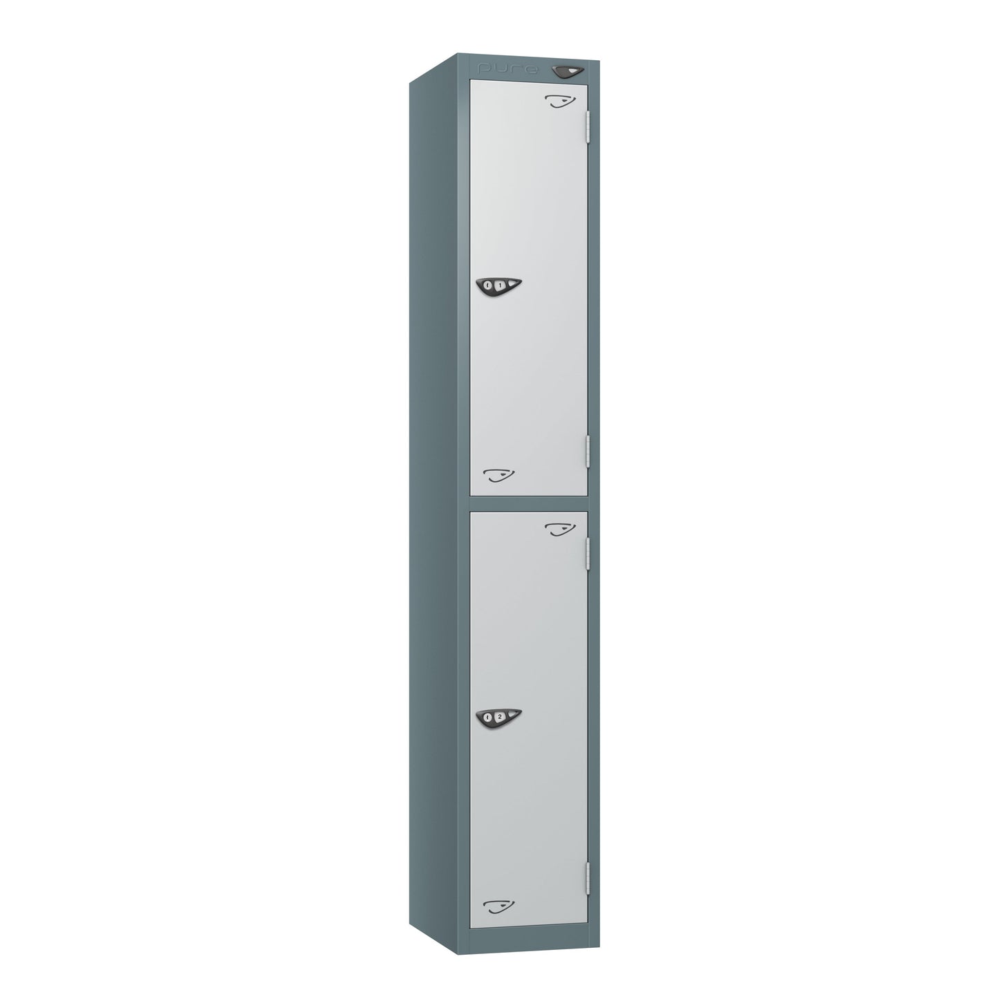Pure Prime 2 Door Sloping Top Locker H1950/1800xW380xD450mm