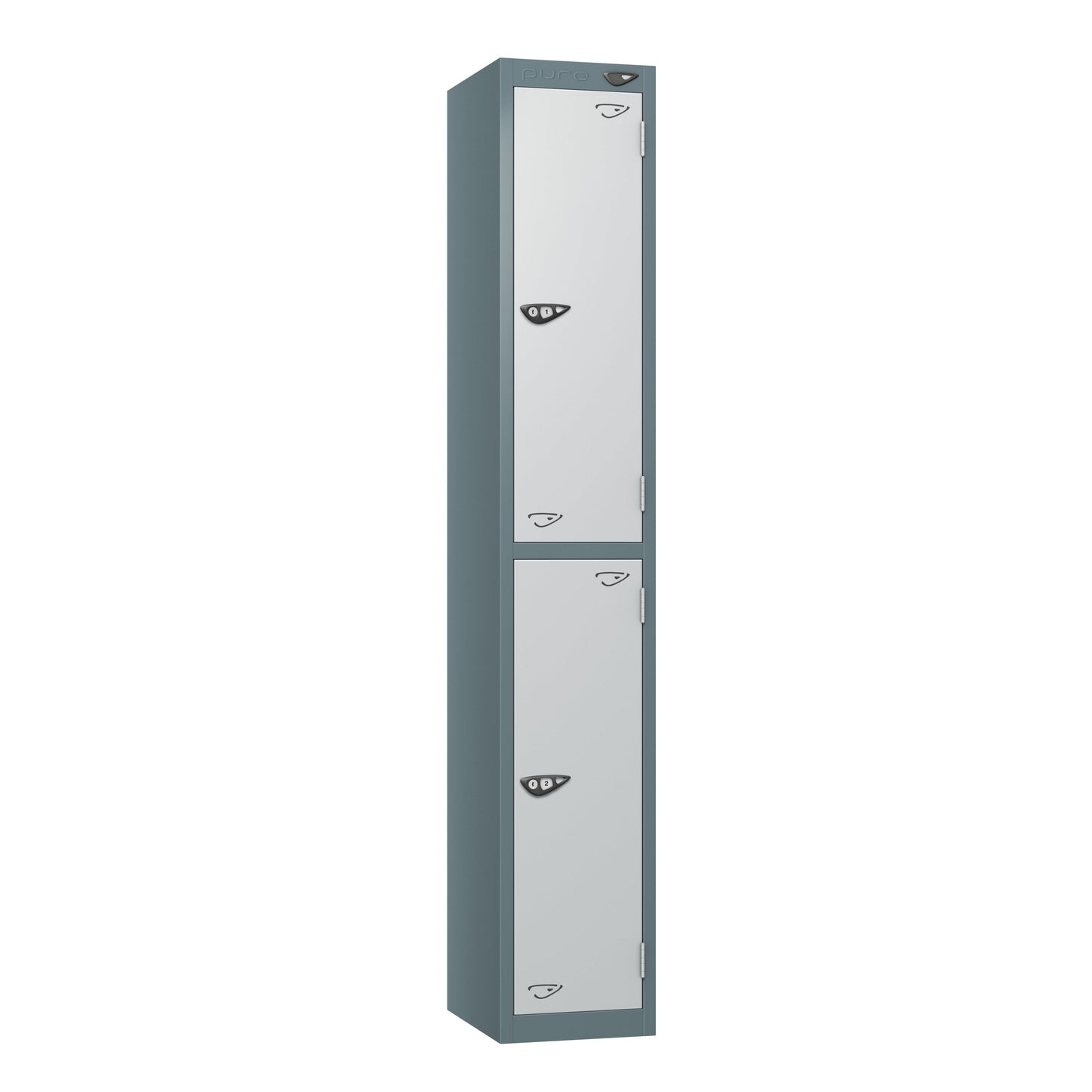 Pure Prime 2 Door Sloping Top Locker H1800xW380xD450mm