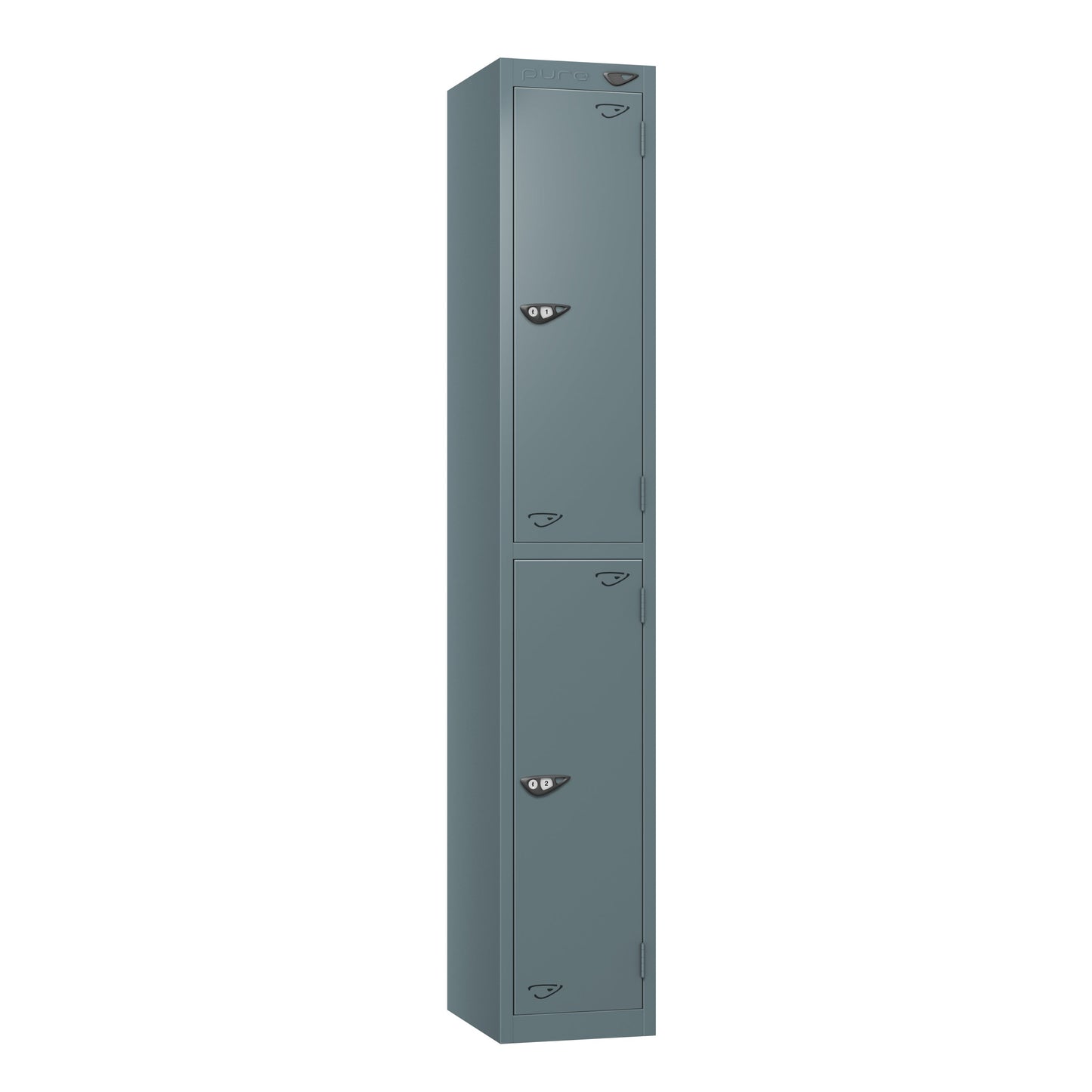 Pure Prime 2 Door Sloping Top Locker H1950/1800xW380xD450mm