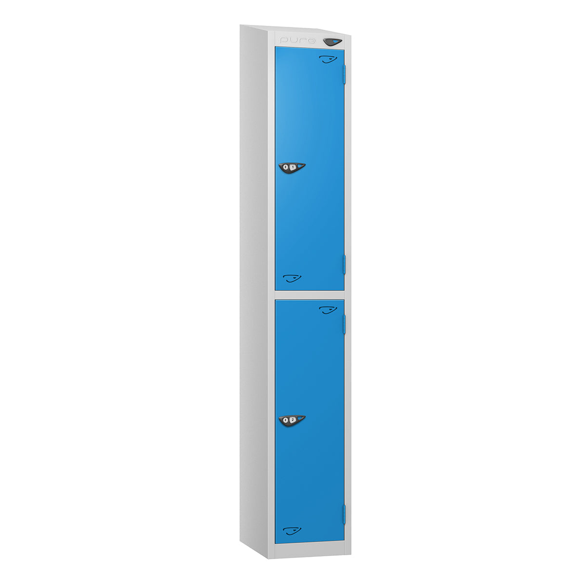 Pure Prime 2 Door Sloping Top Locker H1950/1800xW380xD450mm