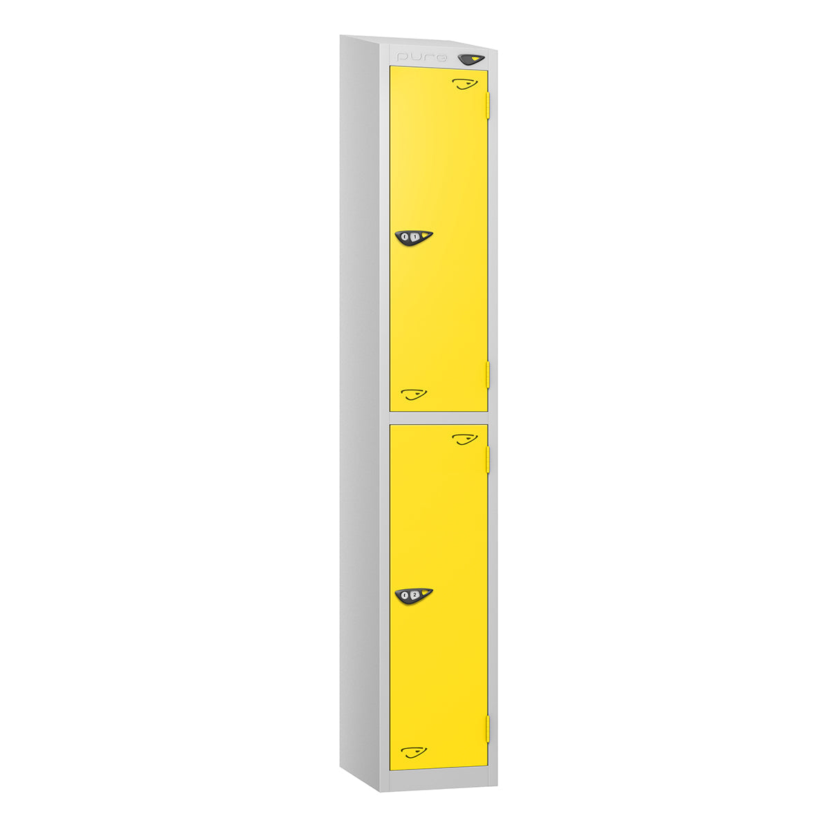 Pure Prime 2 Door Sloping Top Locker H1800xW380xD450mm