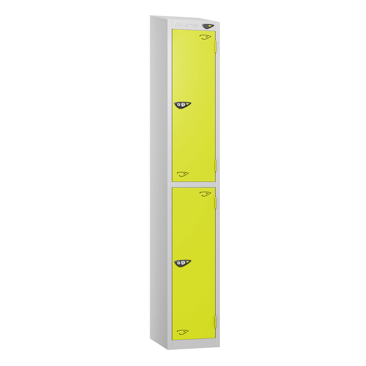 Pure Prime 2 Door Sloping Top Locker H1950/1800xW380xD450mm