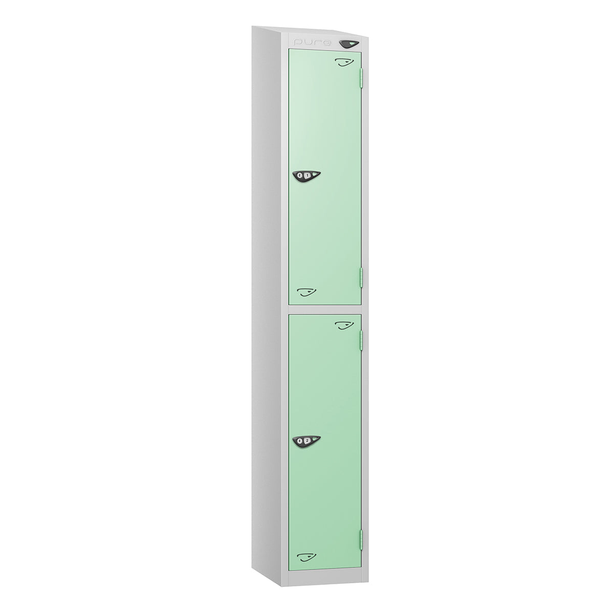 Pure Prime 2 Door Sloping Top Locker H1800xW380xD450mm