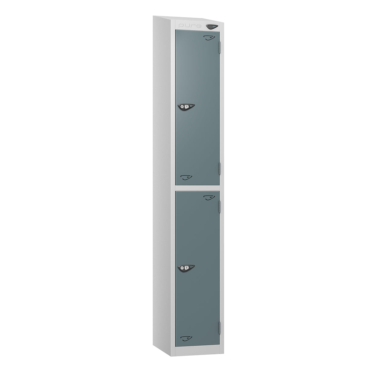 Pure Prime 2 Door Sloping Top Locker H1950/1800xW380xD450mm