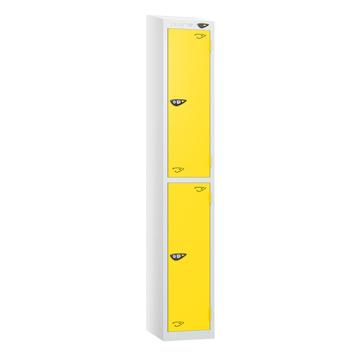 Pure Prime 2 Door Sloping Top Locker H1950/1800xW380xD450mm