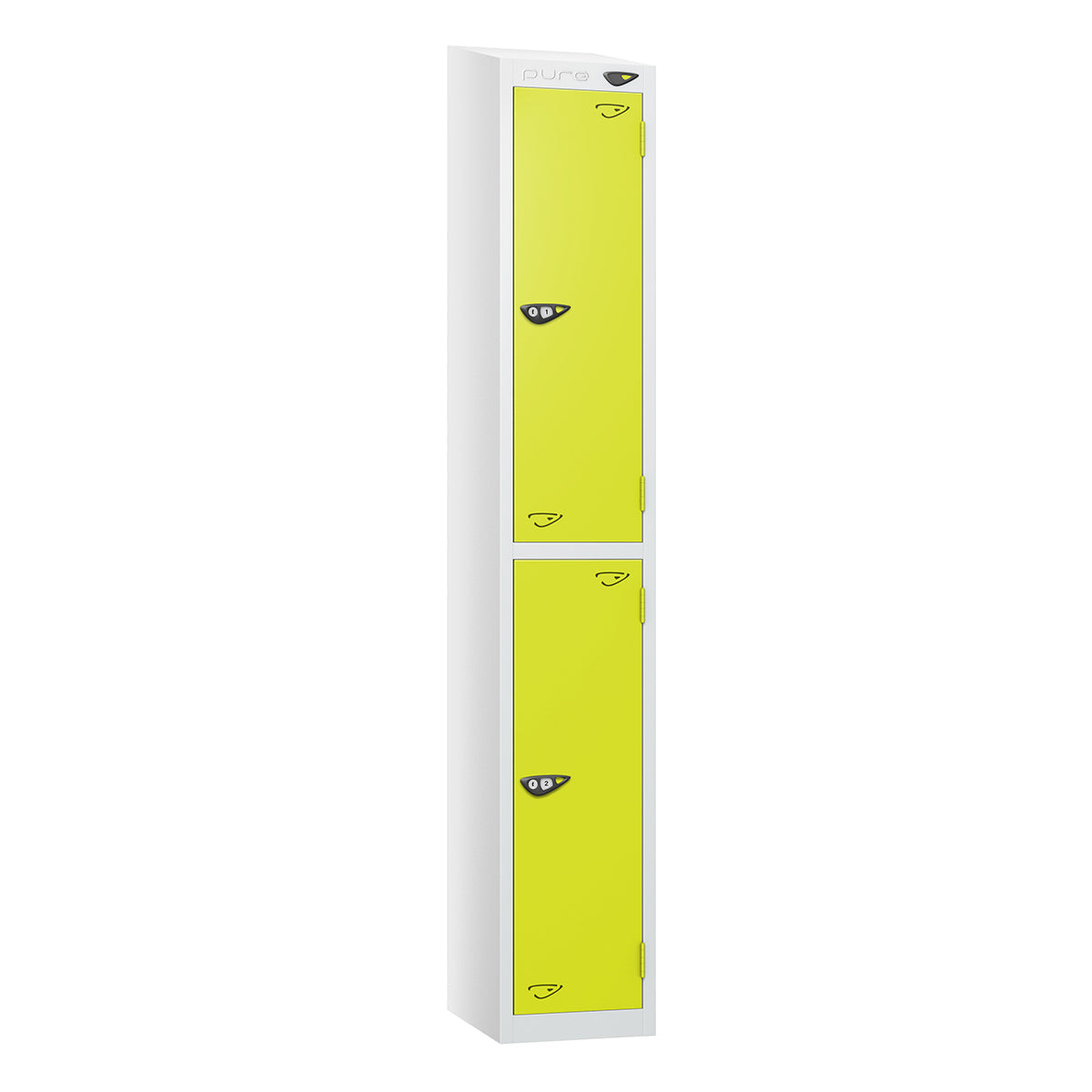 Pure Prime 2 Door Sloping Top Locker H1950/1800xW380xD450mm