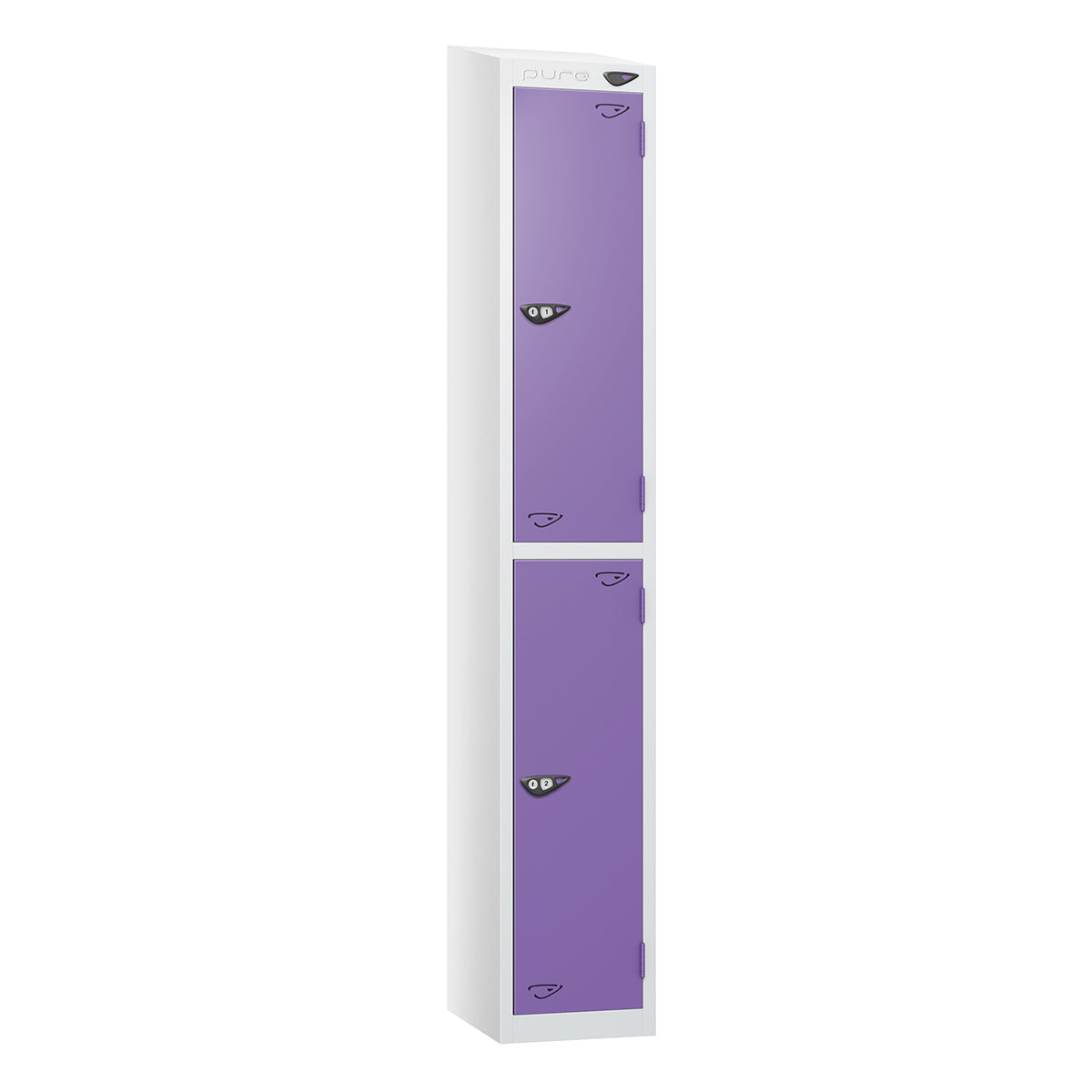 Pure Prime 2 Door Sloping Top Locker H1950/1800xW380xD450mm