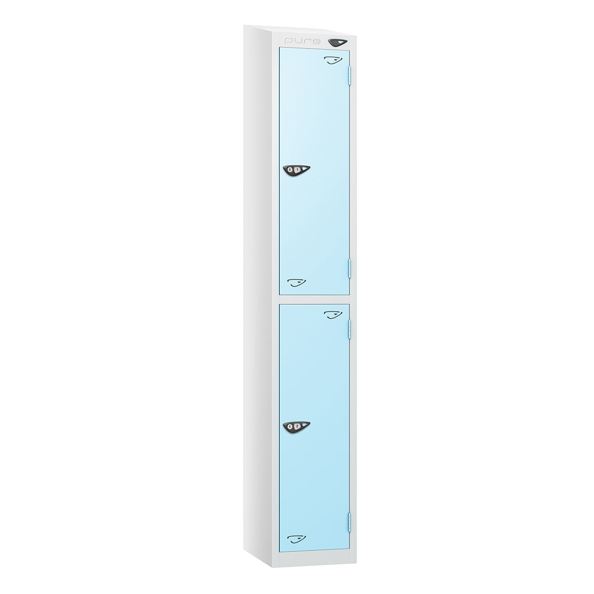 Pure Prime 2 Door Sloping Top Locker H1950/1800xW380xD450mm