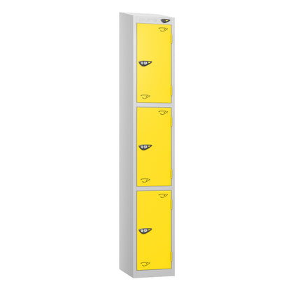 Pure Prime 3 Door Sloping Top Locker H1800xW300xD450mm