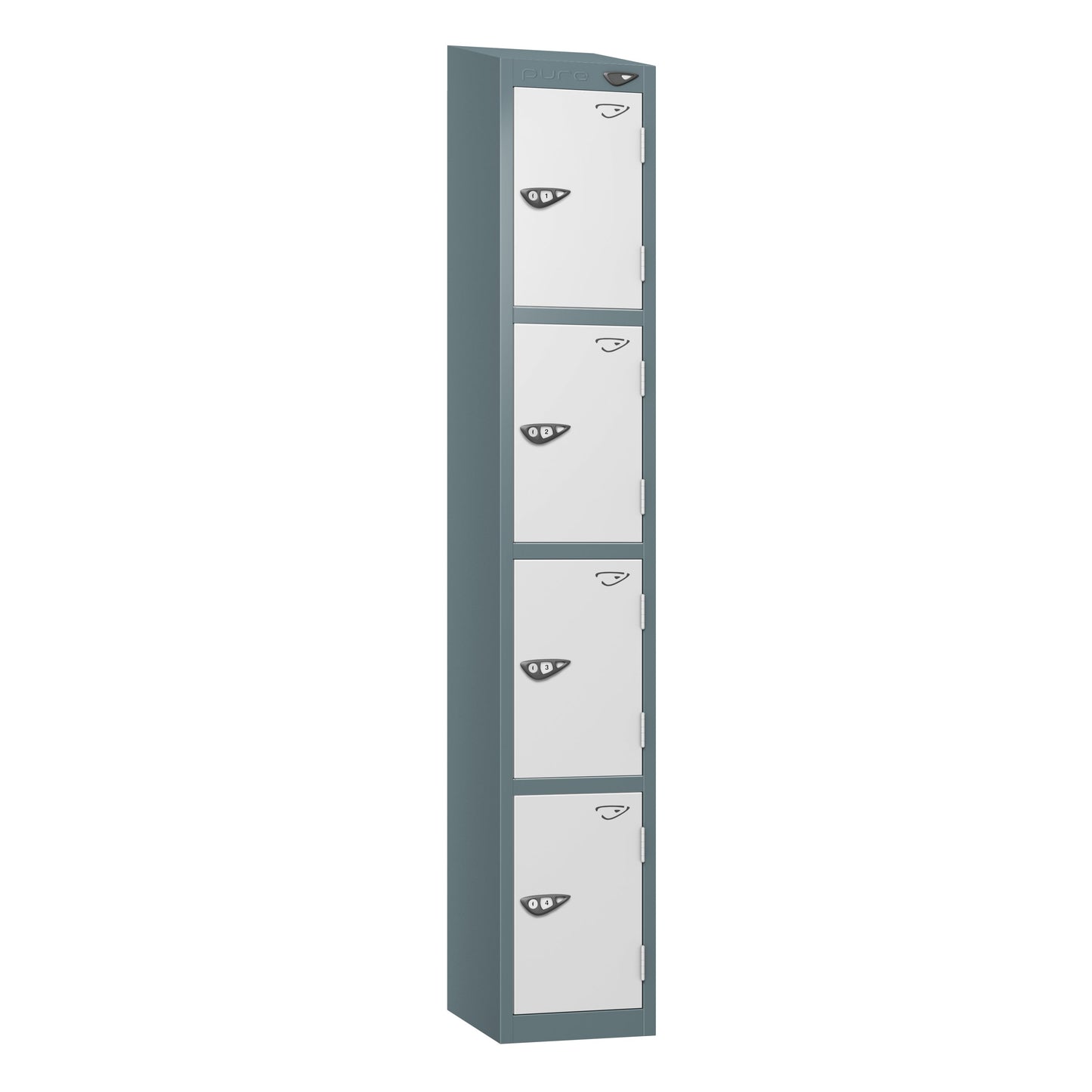 Pure Prime 4 Door Sloping Top Locker H1950/1800xW450xD450mm
