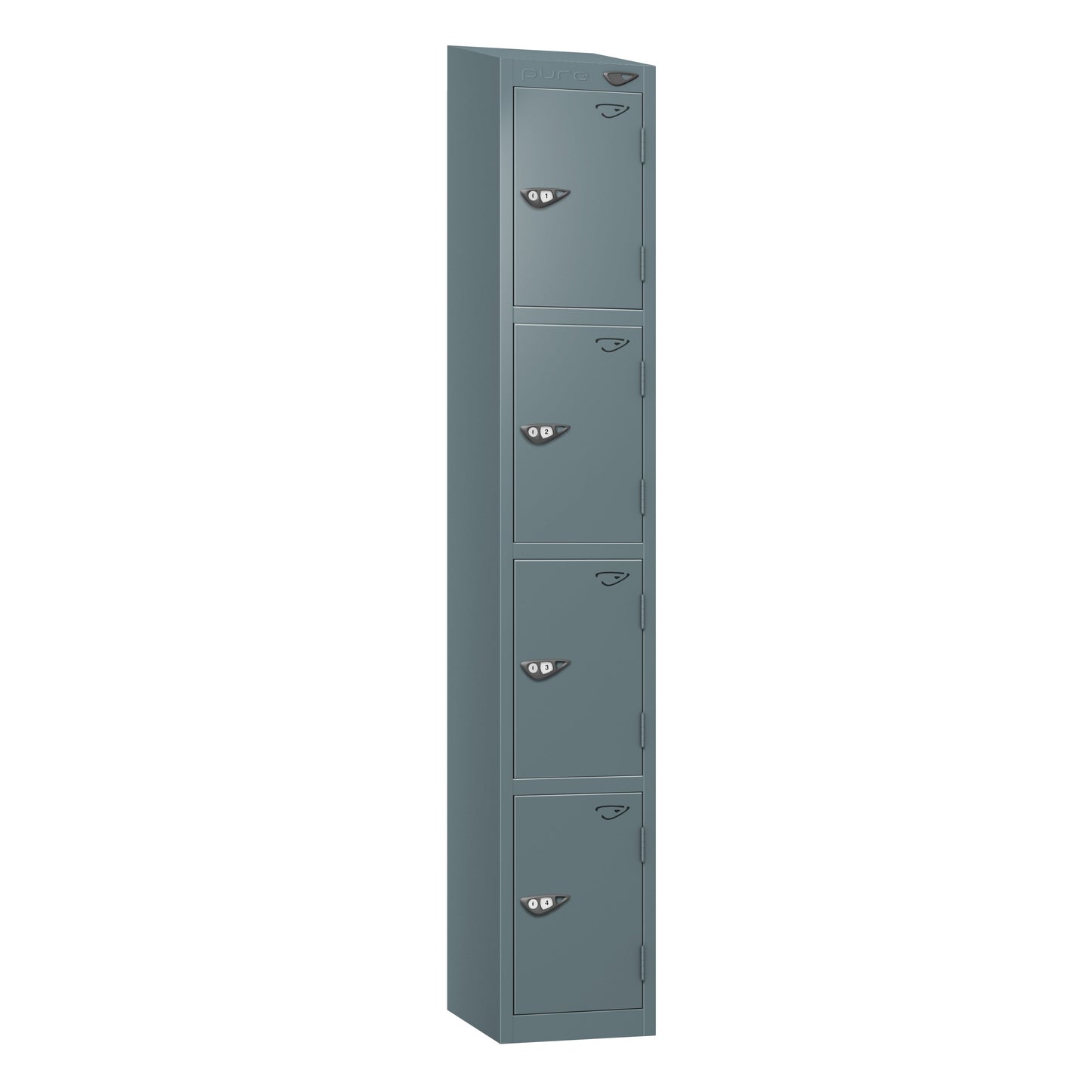Pure Prime 4 Door Sloping Top Locker H1950/1800xW450xD450mm