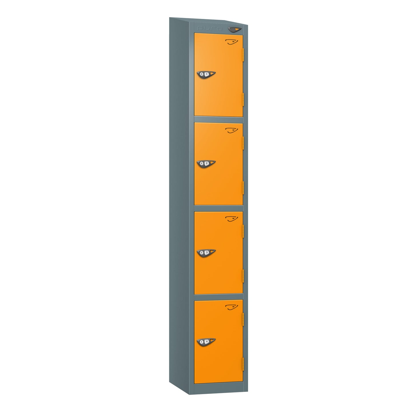 Pure Prime 4 Door Sloping Top Locker H1800xW450xD450mm