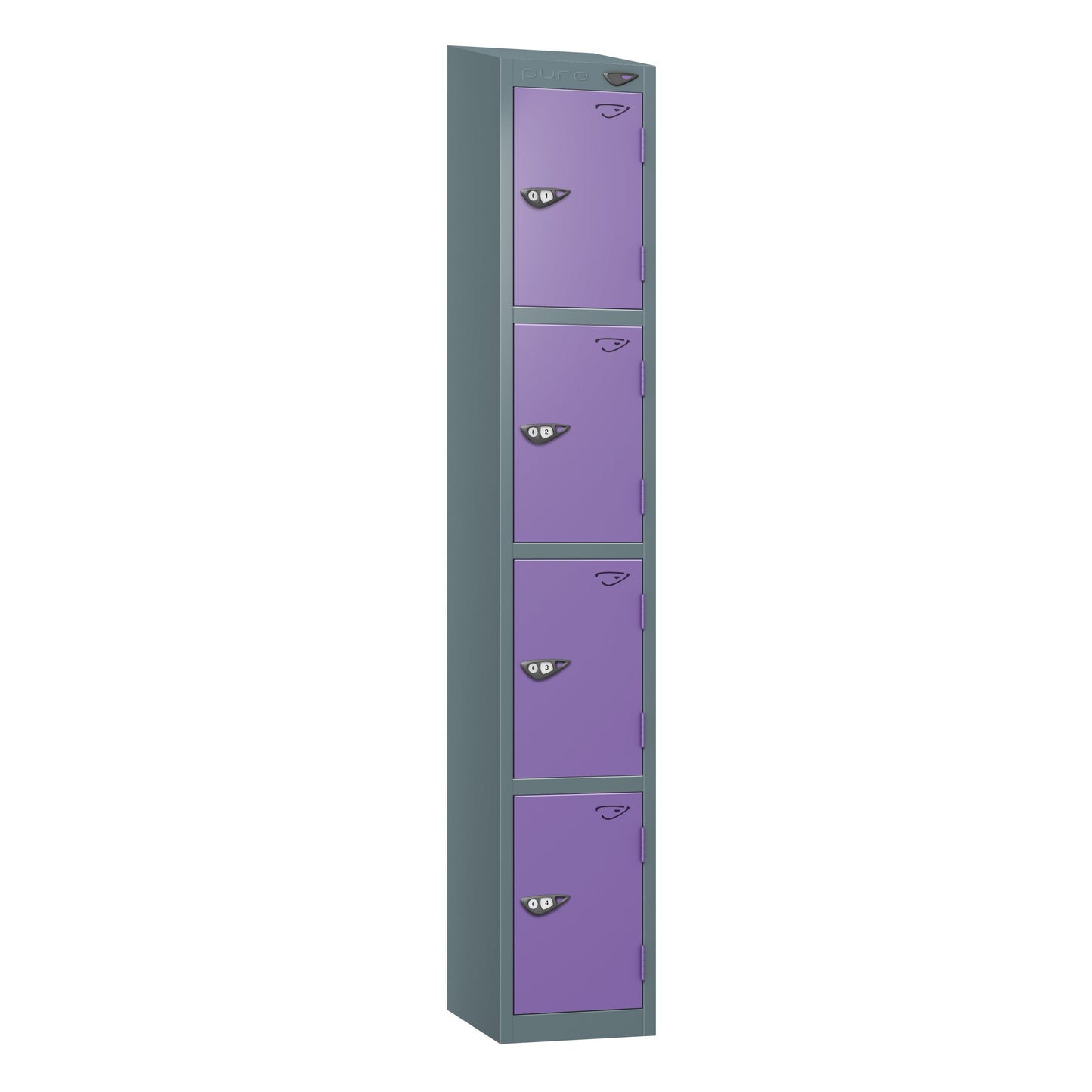 Pure Prime 4 Door Sloping Top Locker H1950/1800xW450xD450mm