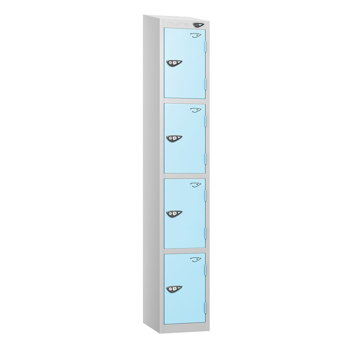 Pure Prime 4 Door Sloping Top Locker H1800xW450xD450mm