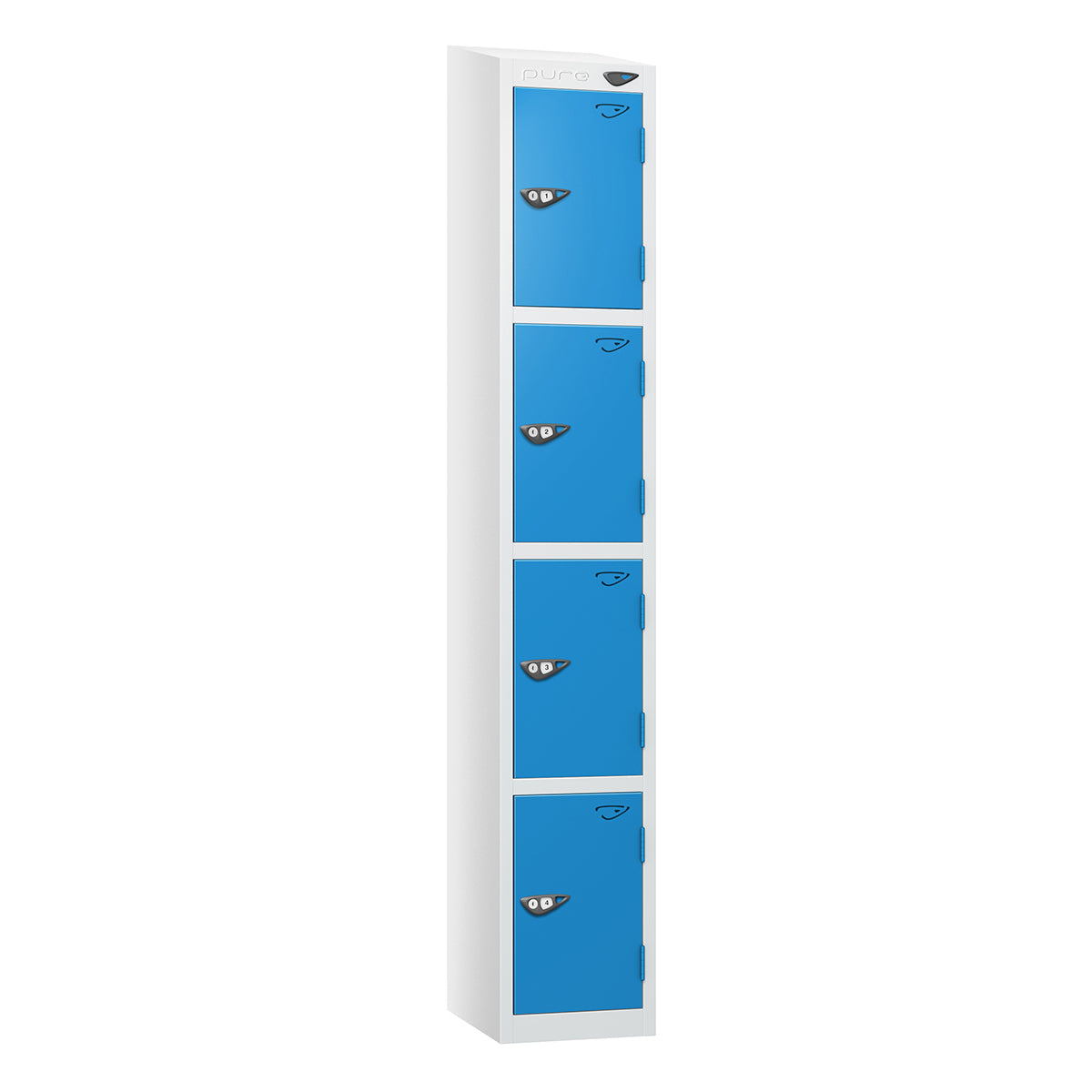 Pure Prime 4 Door Sloping Top Locker H1950/1800xW450xD450mm